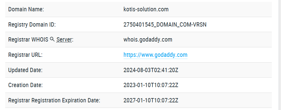 Kotis Solution обман