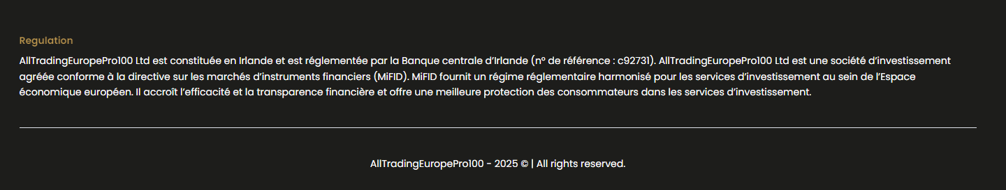 AllTadingEuropePro100 разоблачение