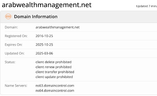 Arab Wealth Management мошенники