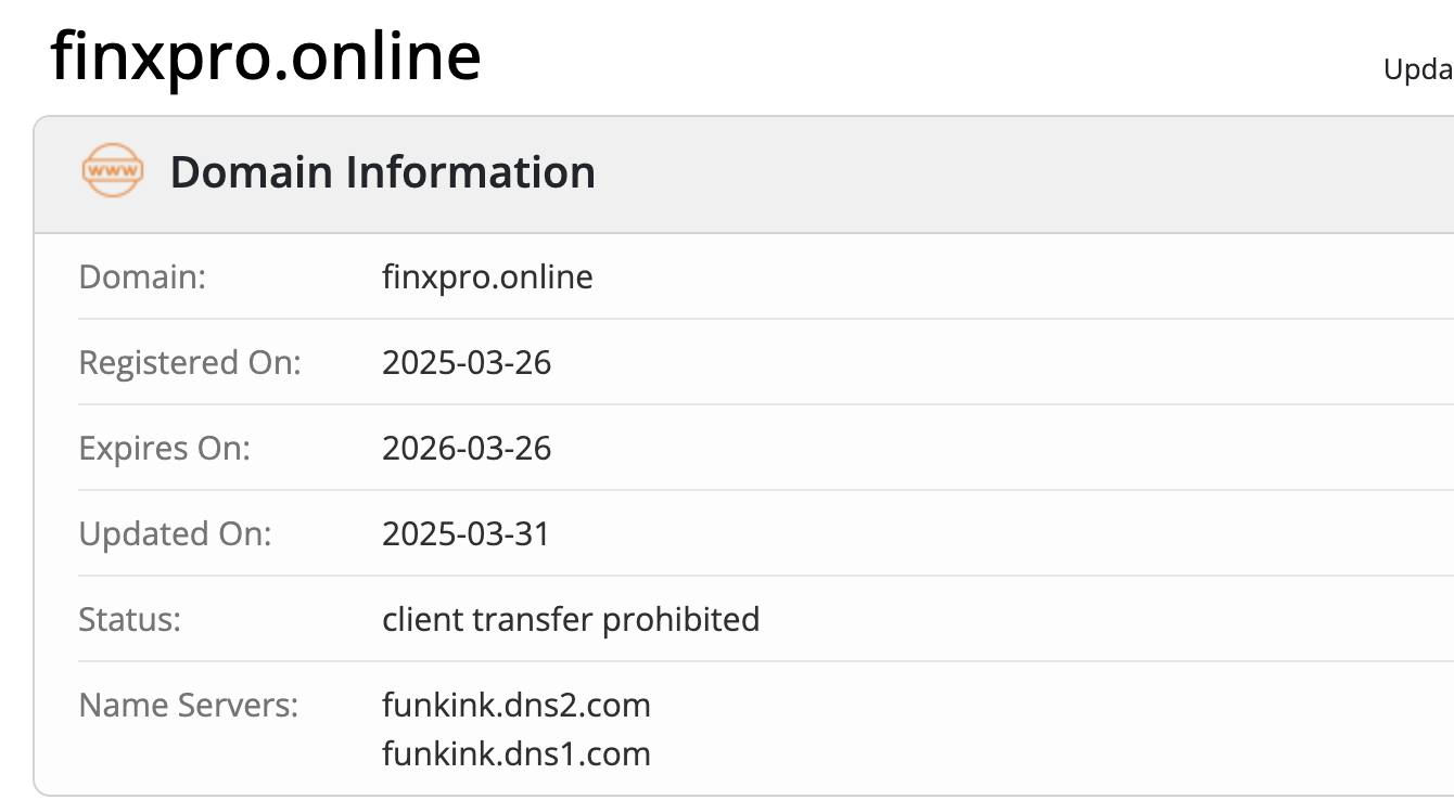 FinXpro домен